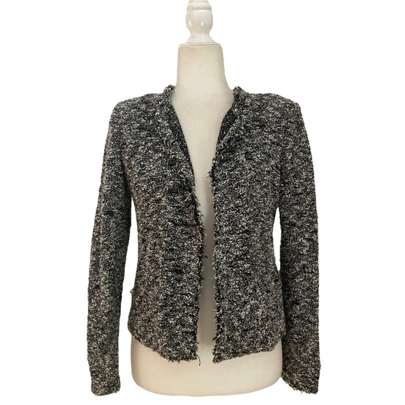 IRO Paris Chada Tweed Bouclé Blazer Jacket Open Front French Girl Chic - Picture 5 of 9